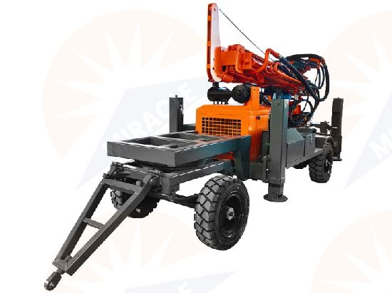 Trailer Rotary Table Drilling Rig