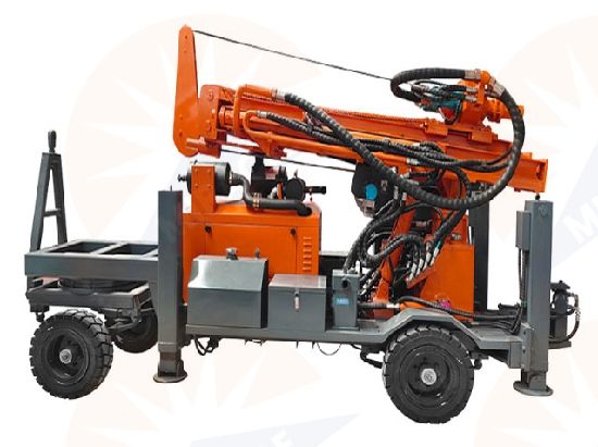 Trailer Rotary Table Drilling Rig